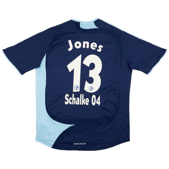 2007-08 Schalke European Home Shirt Jones #13 - 5/10 - (XL)