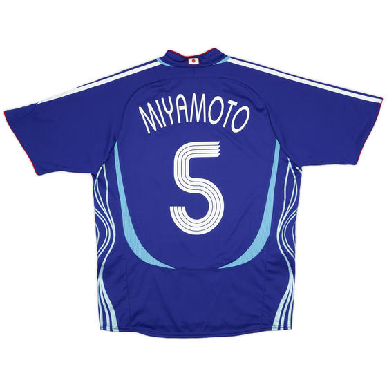 2006-08 Japan Home Shirt Miyamoto #5 - 9/10 - (M)