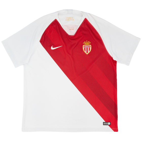 2018-19 Monaco Home Shirt - 8/10 - (XL)