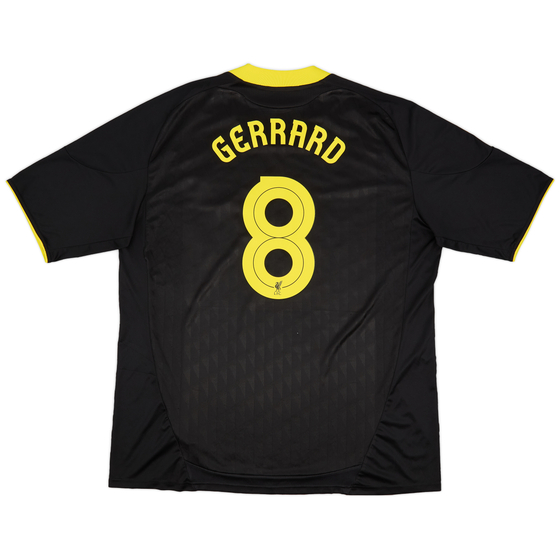 2010-11 Liverpool Third Shirt Gerrard #8 - 9/10 - (3XL)