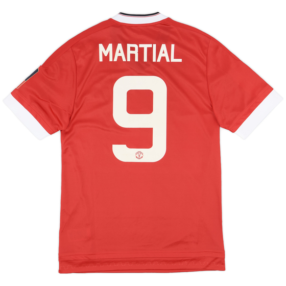 2015-16 Manchester United Authentic Home Shirt Martial #9 (M)