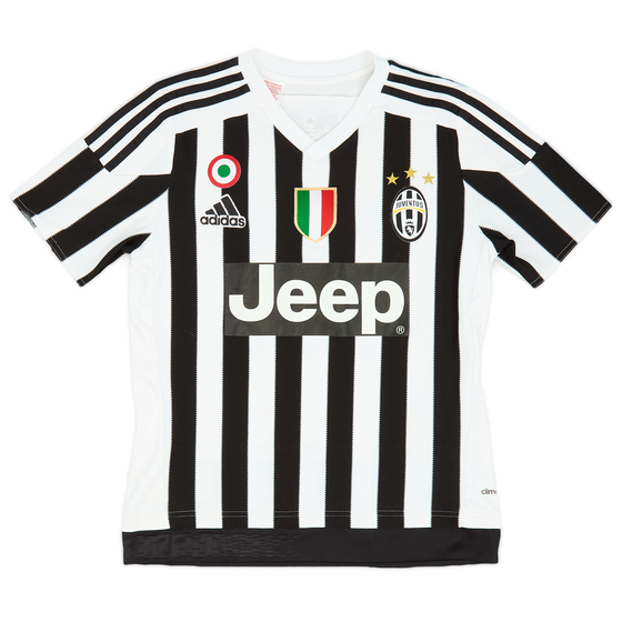 2015-16 Juventus Home Shirt Dybala #21 - 7/10 - (L.Boys)