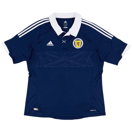 2011-13 Scotland Home Shirt Snitjer #7 - 7/10 - (XL)