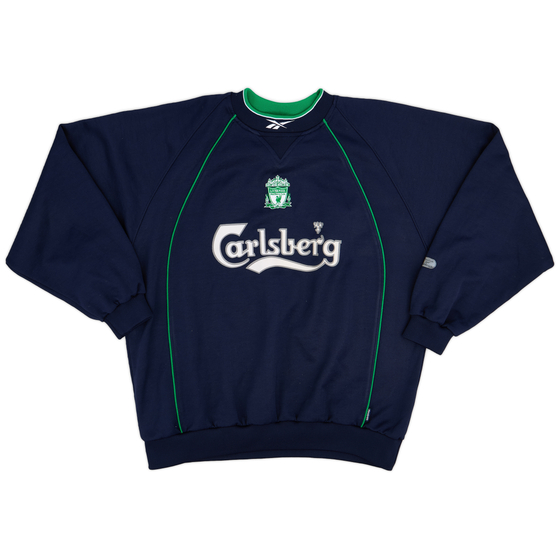 1999-01 Liverpool Reebok Sweat Top - 9/10 - (XXL)