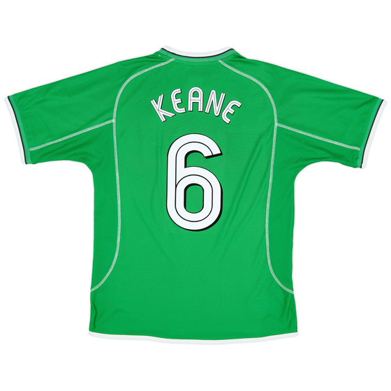 2001-03 Ireland Home Shirt Keane #6 - 9/10 - (M)