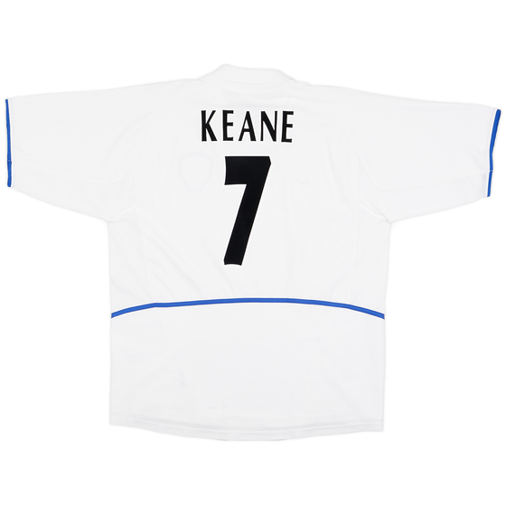 2002-03 Leeds United Home Shirt Keane #7 - 9/10 - (XL)