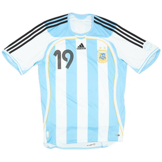 2005-07 Argentina Home Shirt Messi #19 - 9/10 - (M)