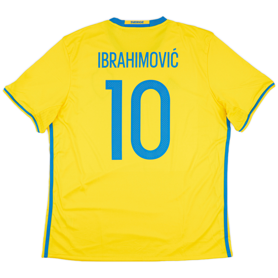 2016-17 Sweden Home Shirt Ibrahimovic #10 - 10/10 - (XL)