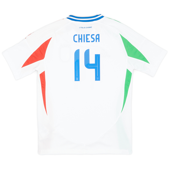 2024-25 Italy Away Shirt Chiesa #14 (KIDS)