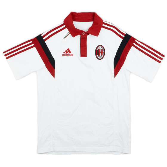 2014-15 AC Milan adidas Polo Shirt - 9/10 - (S)