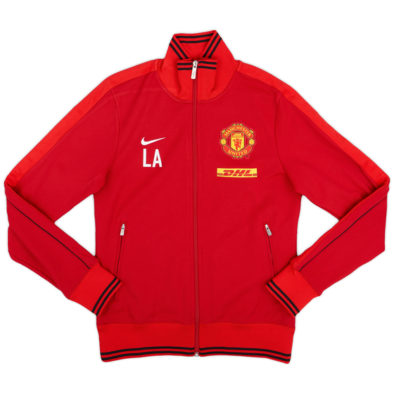 2013-14 Manchester United Staff Issue Nike Track Jacket (LA) - 9/10 - (S)