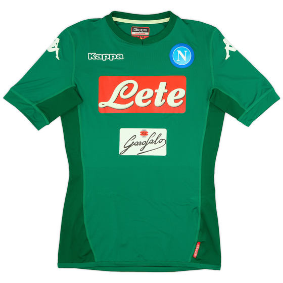 2017-18 Napoli GK Home S/S Shirt - 7/10 - (M)