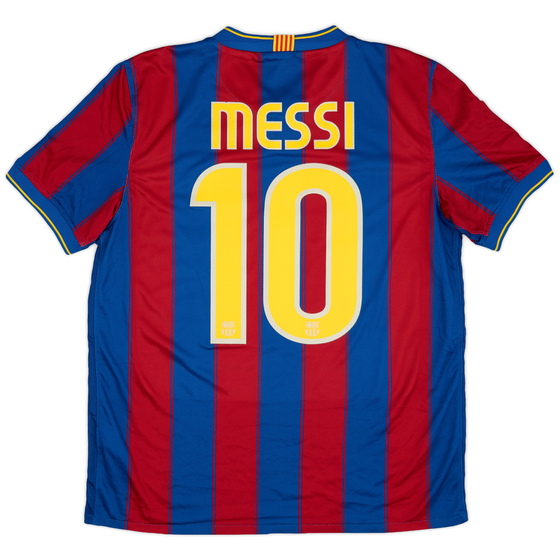 2009-10 Barcelona Home Shirt Messi #10 - 5/10 - (M)