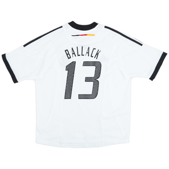 2002-04 Germany Home Shirt Ballack #13 - 8/10 - (L.Boys)