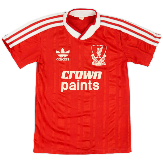 1987-88 Liverpool Home Shirt - 7/10 - (L.Boys)