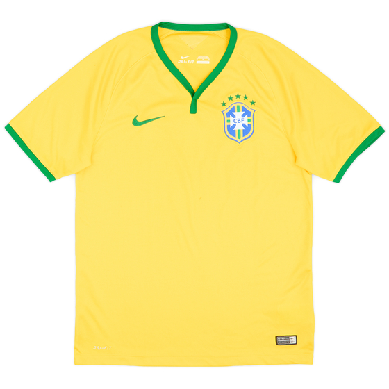 2014-15 Brazil Home Shirt - 6/10 - (M)