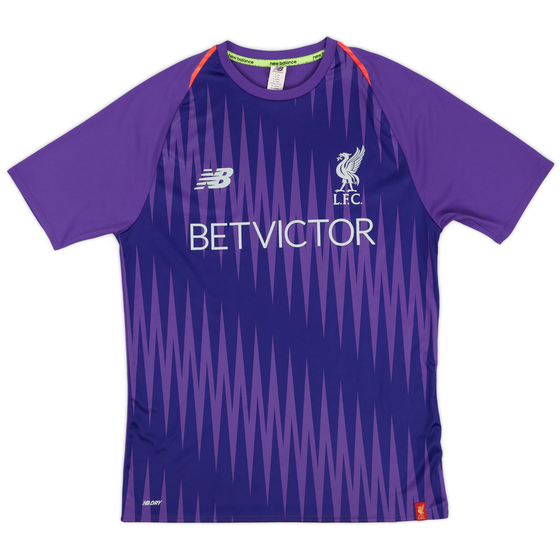 2018-19 Liverpool New Balance Pre-Match Training Shirt - 8/10 - (S)