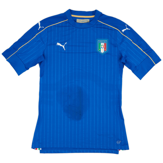 2016-17 Italy Player Issue Home Shirt (ACTV Fit) - 4/10 - (XXL)