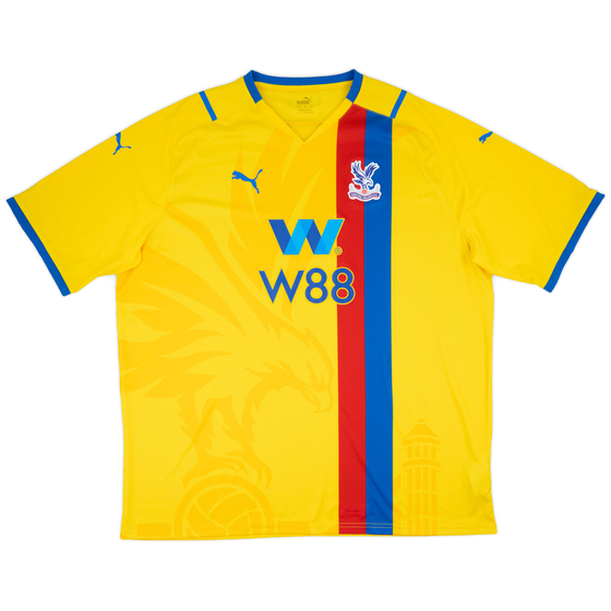 2021-22 Crystal Palace Authentic Away L/S Shirt - 10/10 - (4XL)