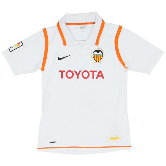 2007-08 Valencia Home Shirt - 6/10 - (L.Boys)