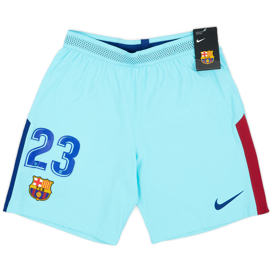 2017-18 Barcelona Authentic Away Shorts #23 (Umtiti) (M)