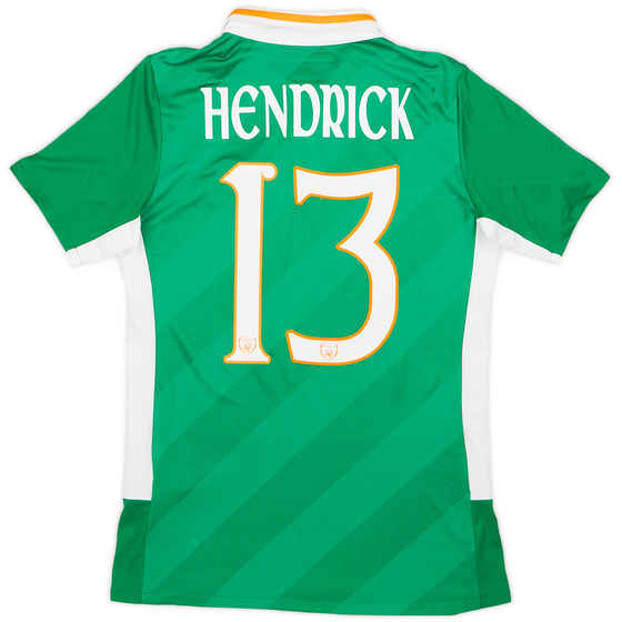 2016-17 Ireland Home Shirt Hendrick #13 - 8/10 - (S)