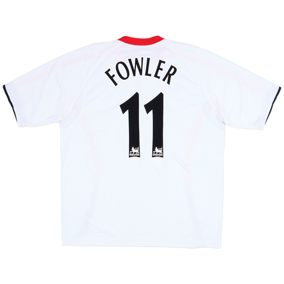 2005-06 Liverpool Away Shirt Fowler #11 - 9/10 - (XL)