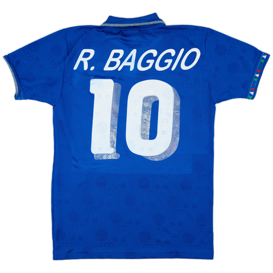 1994 Italy Home Shirt Baggio #10 - 6/10 - (M)