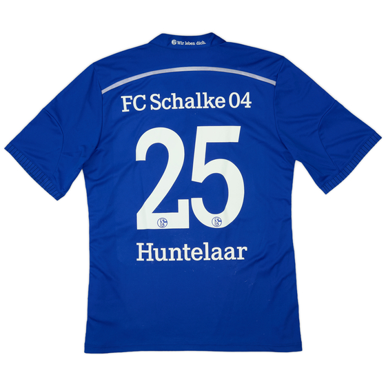 2014-16 Schalke Home Shirt Huntelaar #25 - 6/10 - (L)