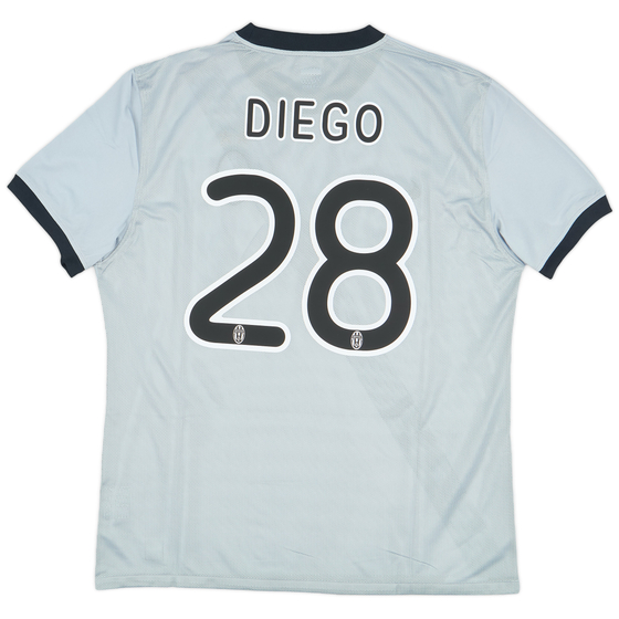 2009-10 Juventus Away Player Issue Shirt Diego #28 (XL)