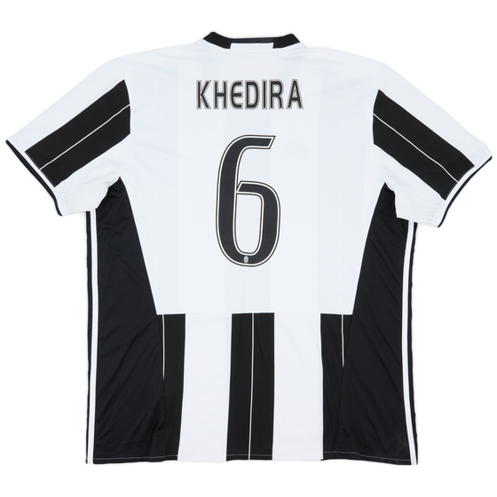 2016-17 Juventus Home Shirt Khedira #6 - 9/10 - (XXL)