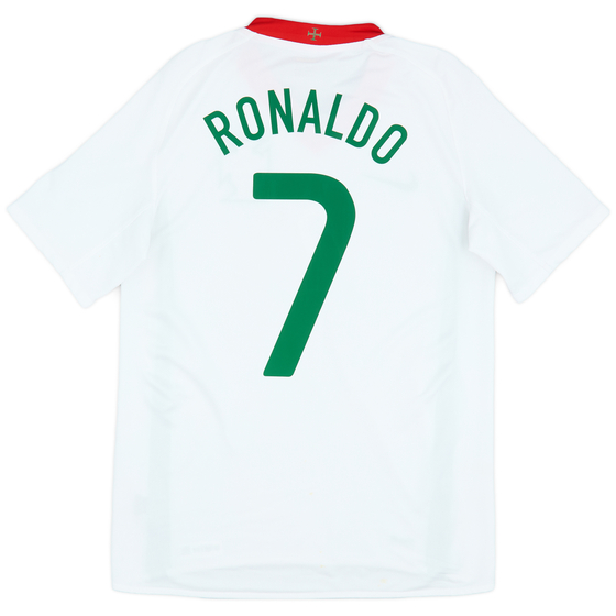 2008-10 Portugal Away Shirt Ronaldo #7 - 9/10 - (S)