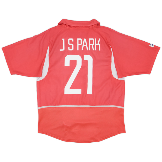 2002-03 South Korea Home Shirt J.S.Park #21 - 6/10 - (L)