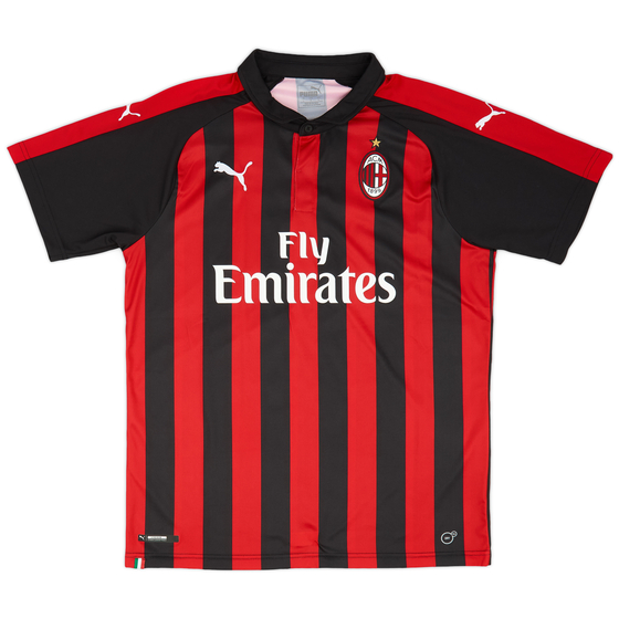 2018-19 AC Milan Home Shirt - 9/10 - (L)