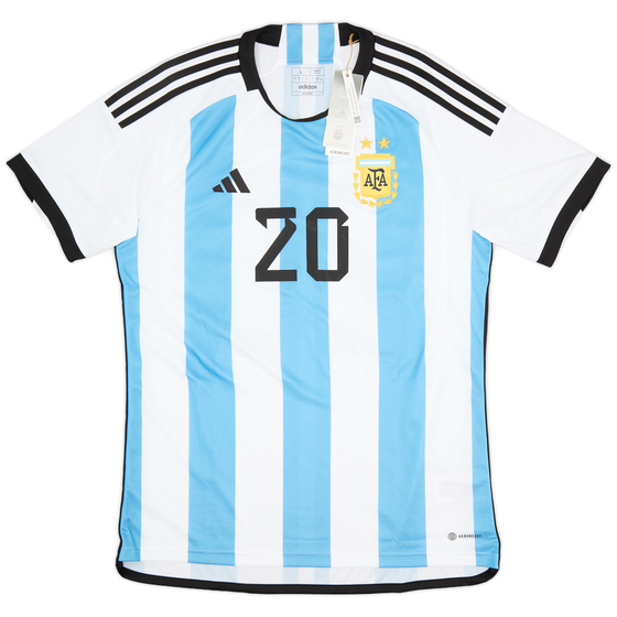2022-23 Argentina Home Shirt Mac Allister #20 (L)