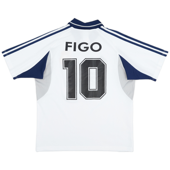 2000-01 Real Madrid Home Shirt Figo #10 - 9/10 - (XL.Boys)