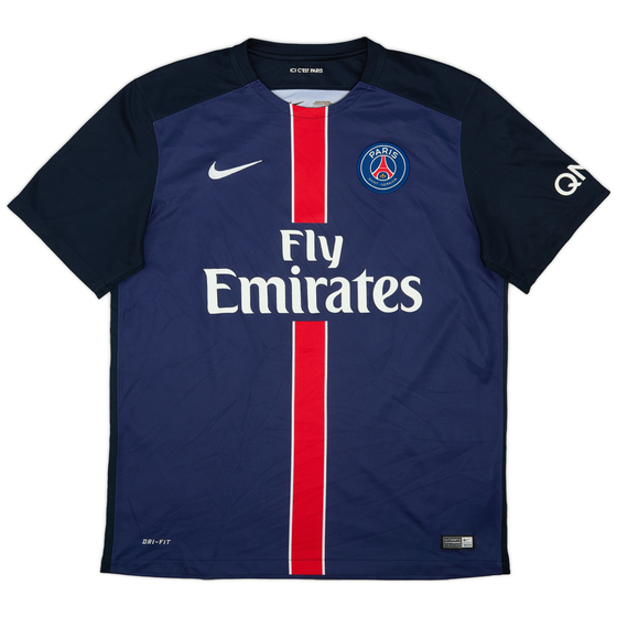 2015-16 Paris Saint-Germain Home Shirt - 9/10 - (L)