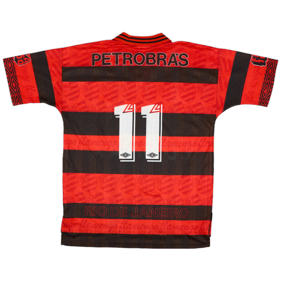 1994-95 Flamengo Centenary Home Shirt #11 - 9/10 - (M)