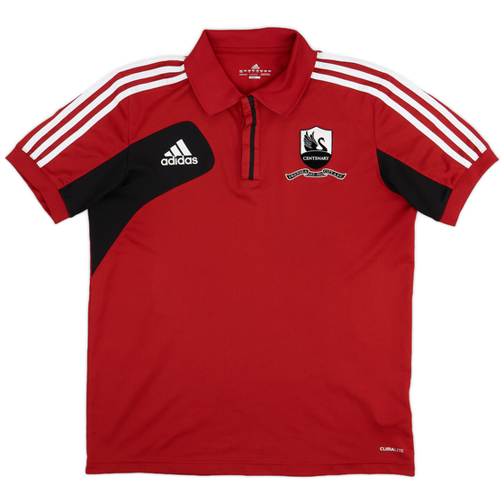 2012-13 Swansea adidas Polo Shirt - 9/10 - (M)