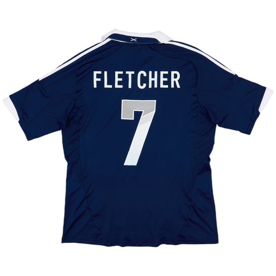 2011-13 Scotland Home Shirt Fletcher #7 - 9/10 - (L)