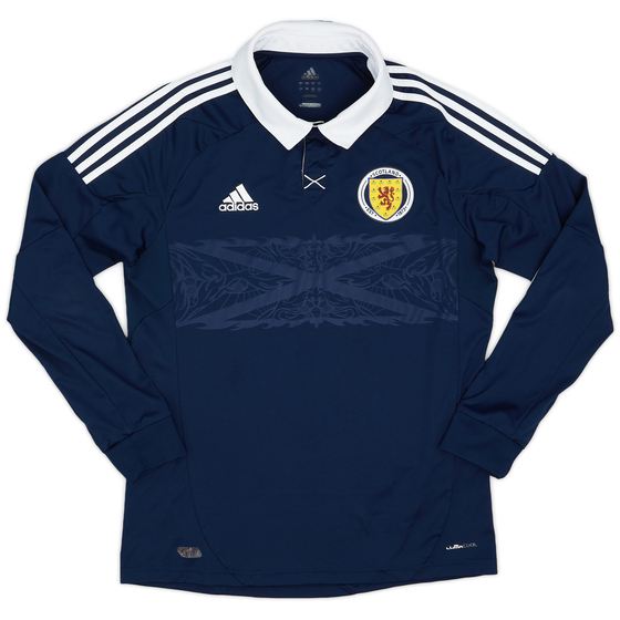 2011-13 Scotland Home L/S Shirt - 6/10 - (L)