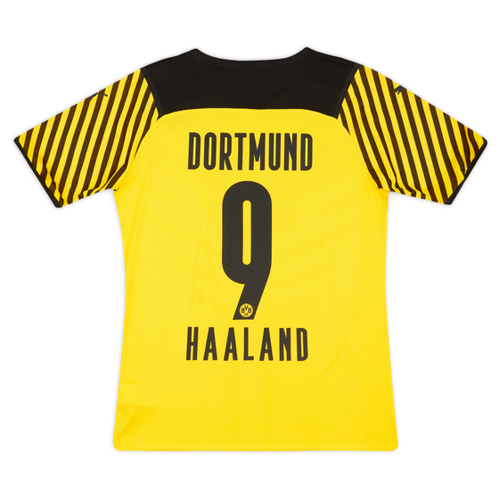 2021-22 Borussia Dortmund Player Issue Home Shirt Haaland #9