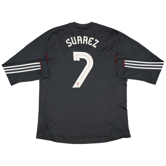 2011-12 Liverpool Away L/S Shirt Suarez #7 - 6/10 - (XXL)
