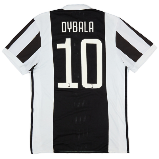 2017-18 Juventus Authentic Home Shirt Dybala #10 - 5/10 - (S)