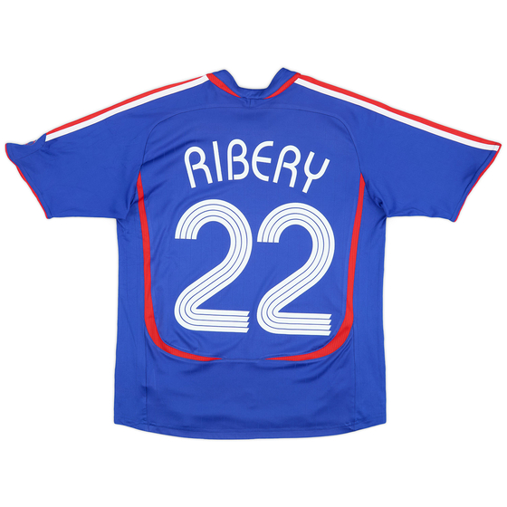 2006-07 France Home Shirt Ribery #22 - 8/10 - (XL.Boys)