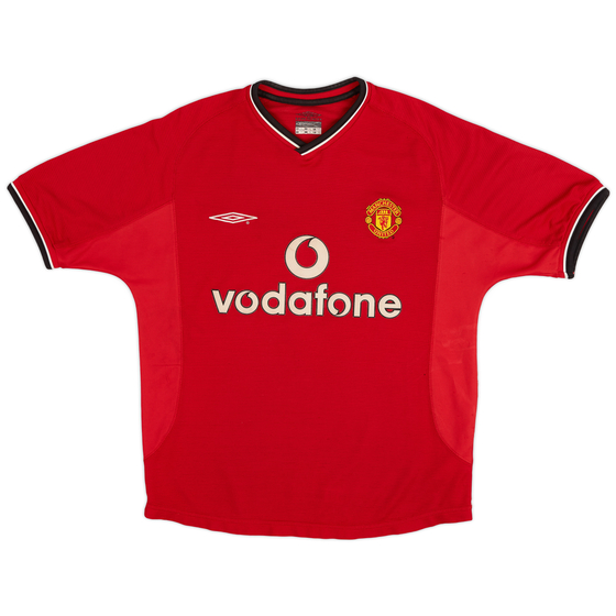 2000-02 Manchester United Home Shirt - 5/10 - (Y)