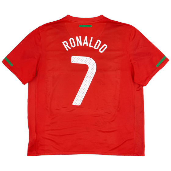 2010-11 Portugal Home Shirt Ronaldo #7 - 6/10 - (XL)