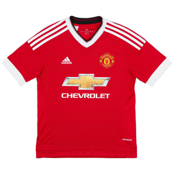 2015-16 Manchester United Home Shirt - 9/10 - (M.Boys)