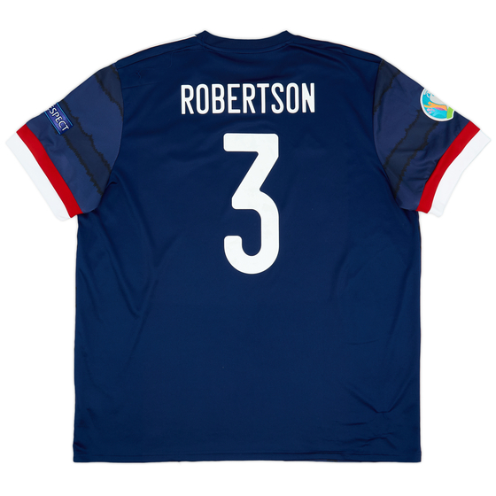 2020-22 Scotland Home Shirt Robertson #3 - 8/10 - (XXL)