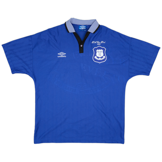 1995-97 Everton 'F.A. Cup Final 1995' Home Shirt - 9/10 - (XL)